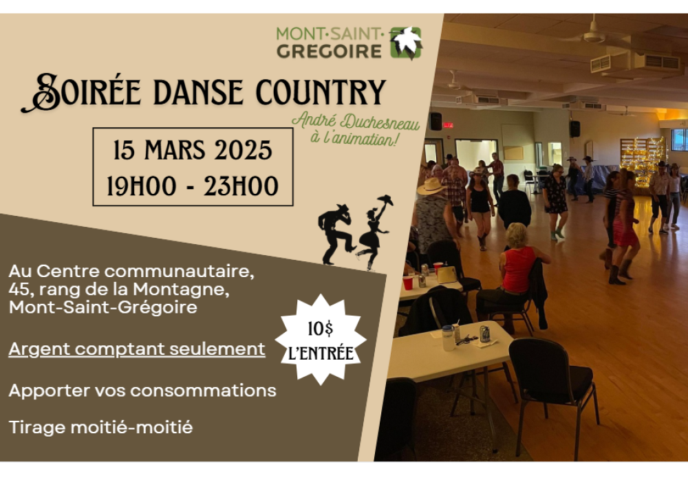 Soirée de danse country 